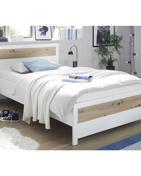 Biela posteľ Xora