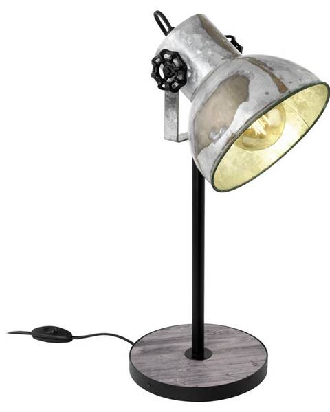 Hnedá stolová lampa Dieter Knoll