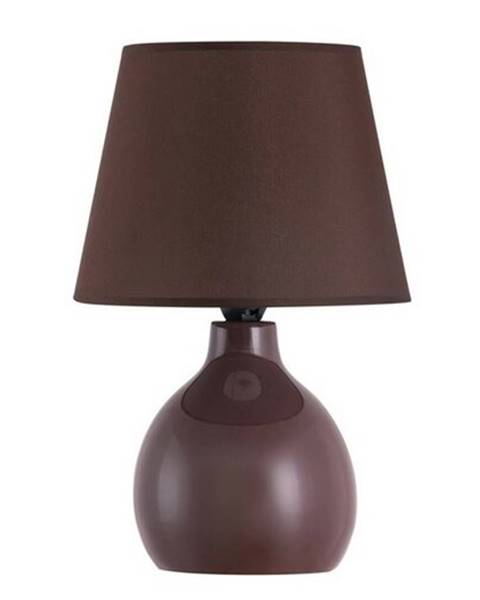 Hnedá stolová lampa Rabalux